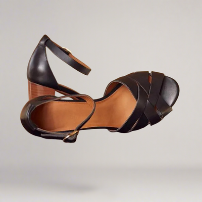Amalfi | Open wedge artisan sandal