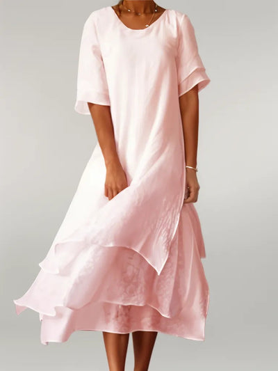 Isilde – Elegant Long Cotton Dress