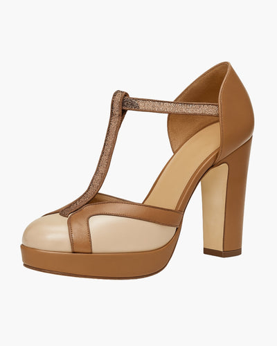Molena – Strappy T-Bar Pumps