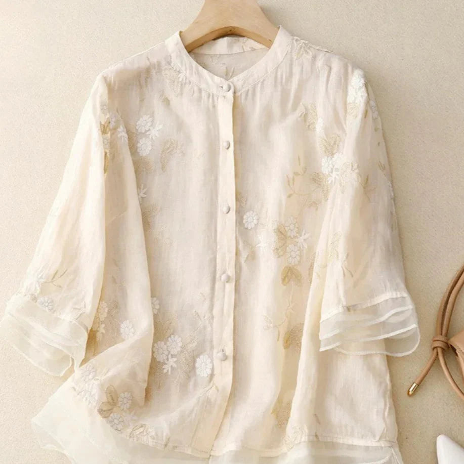 Laurienne™ | Embroidered Blouse