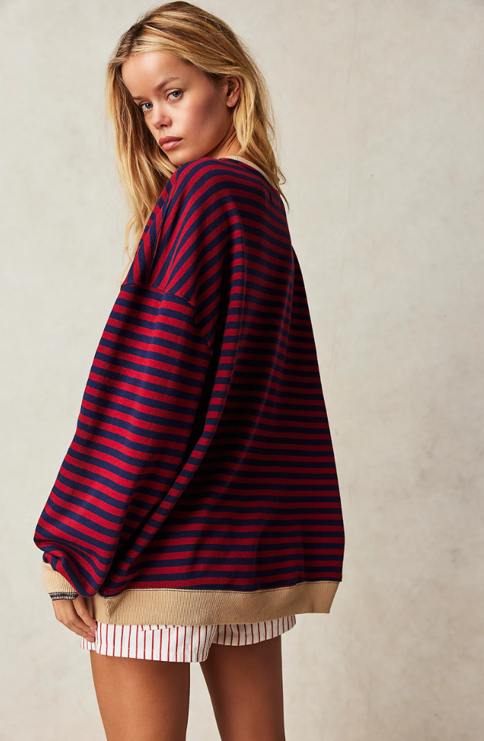 Alessia | Oversized Striped Jumper