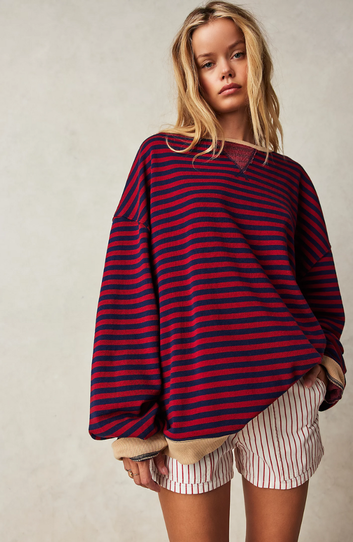 Alessia | Oversized Striped Jumper