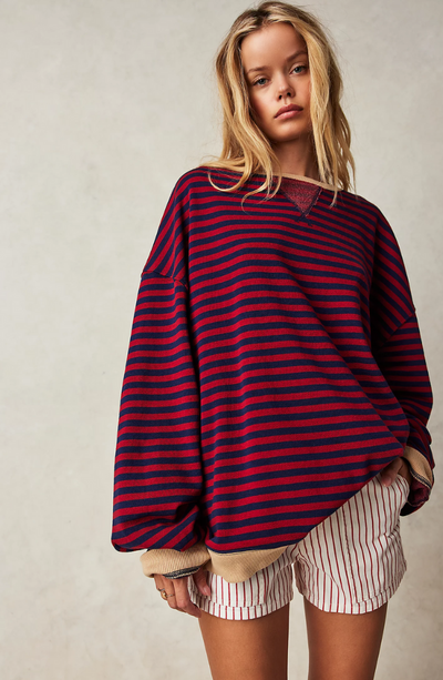 Alessia | Oversized Striped Jumper