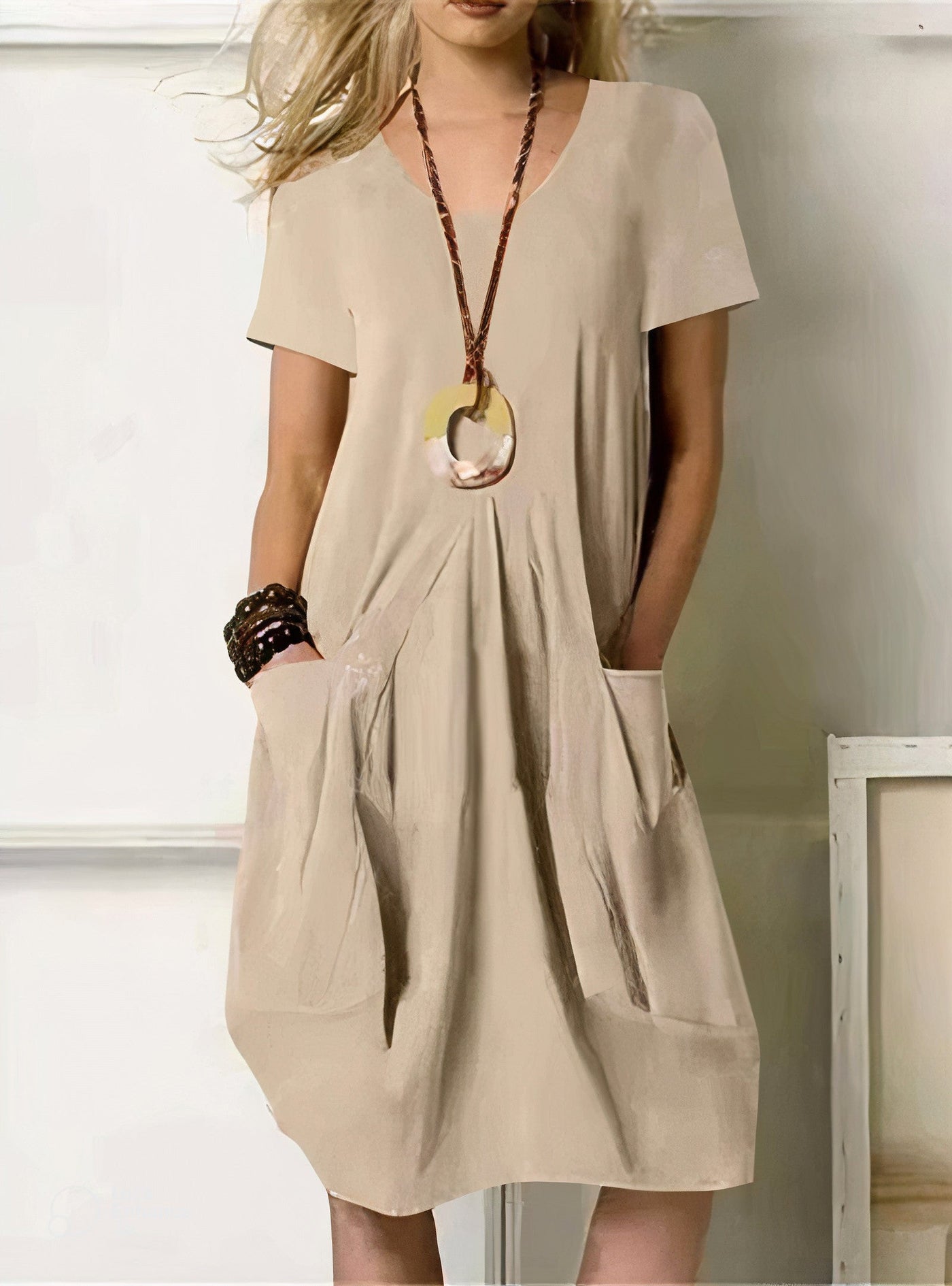 Fritzie | Full-Length Belly-Cover Dress