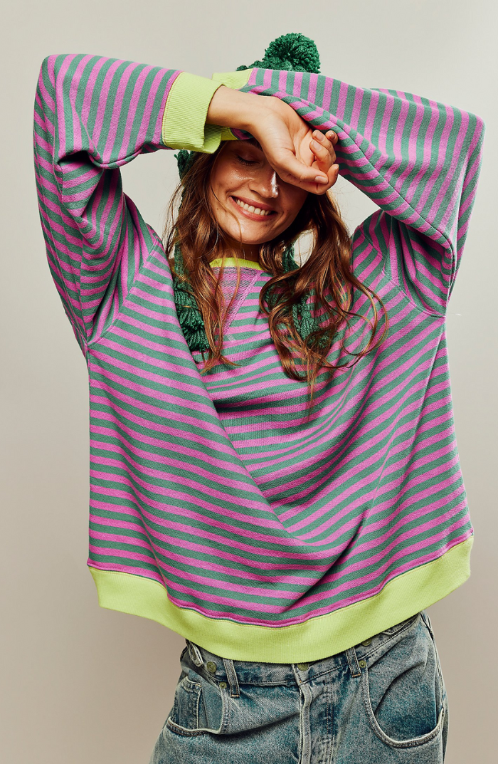 Alessia | Oversized Striped Jumper