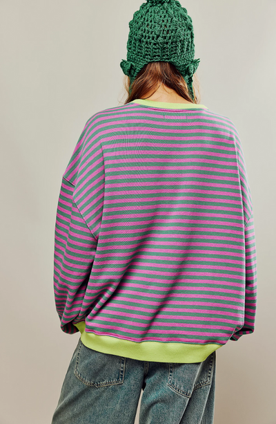 Alessia | Oversized Striped Jumper