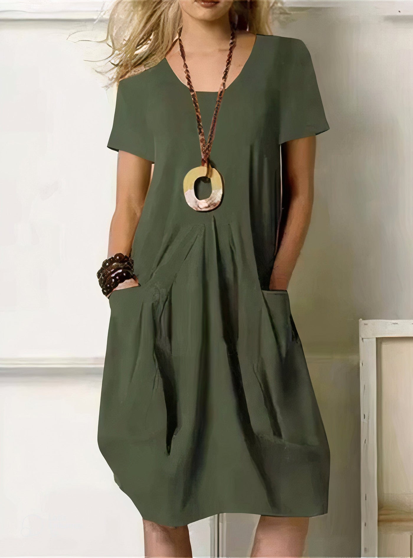 Fritzie | Full-Length Belly-Cover Dress