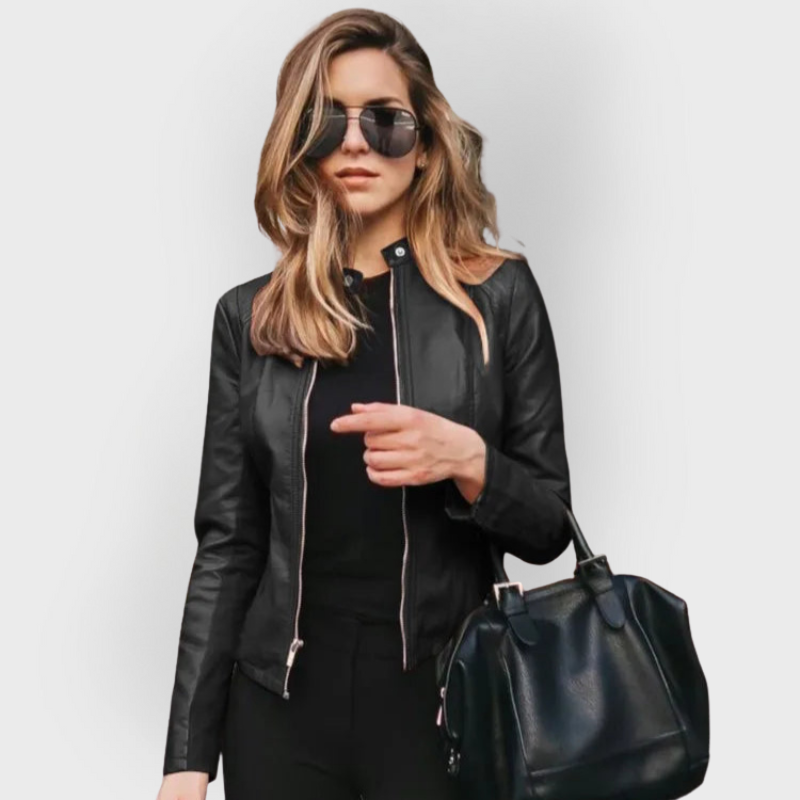 Pia | Versatile Leather Jacket