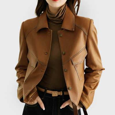 Pia | Leather Jacket for Spring