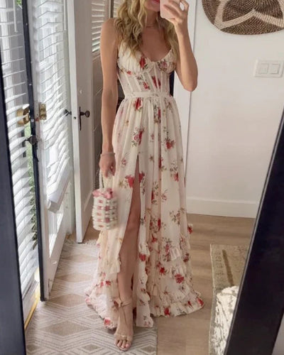 Sonja | Midi Dress with Floral Print