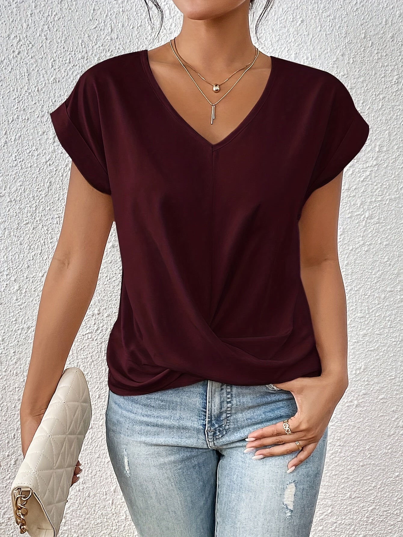 Doreen | Flattering V-Neck Shirt