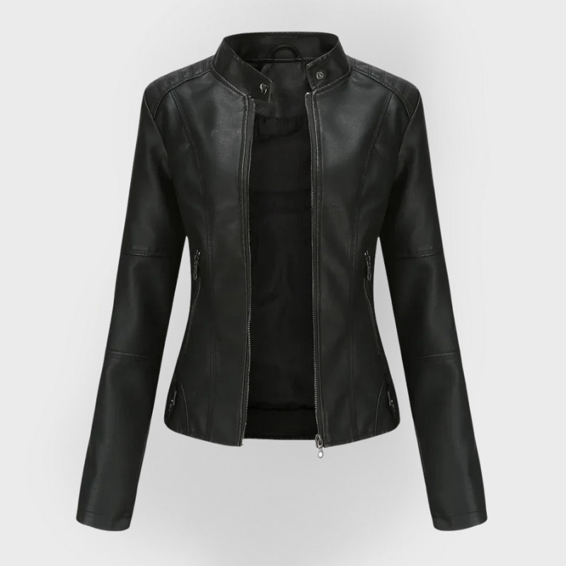 Pia | Elegant and Stylish Leather Jacket