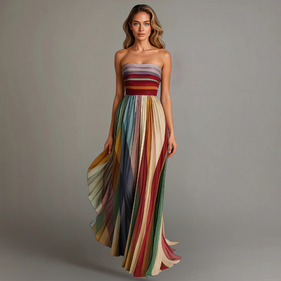 Fiorella™ | Colourful Sleeveless Dress