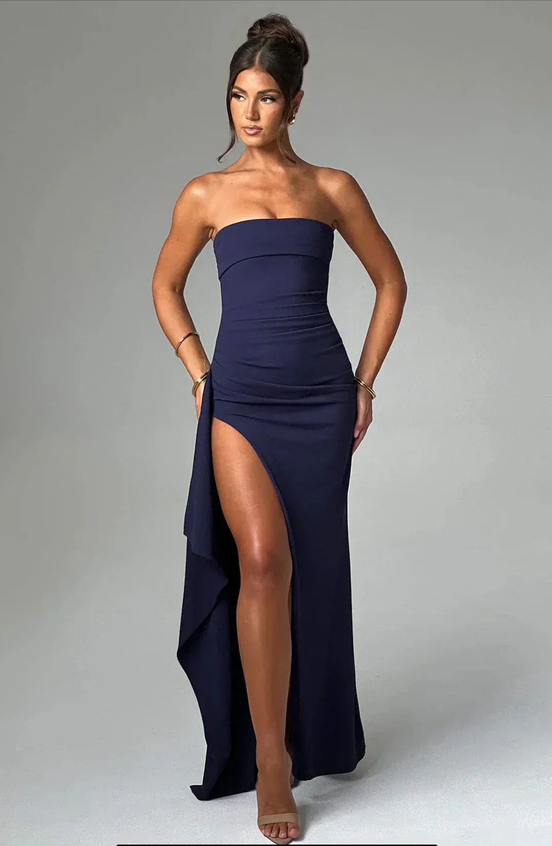 Stacy | Off-the-shoulder maxi dress