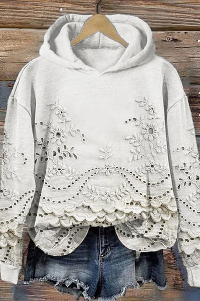 Lace Hoodie Prato