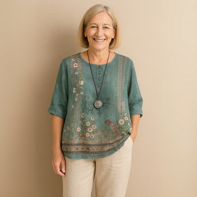 Anya | Retro-Inspired Blouse