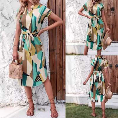 Aria | Vibrant Dress with Chic Print