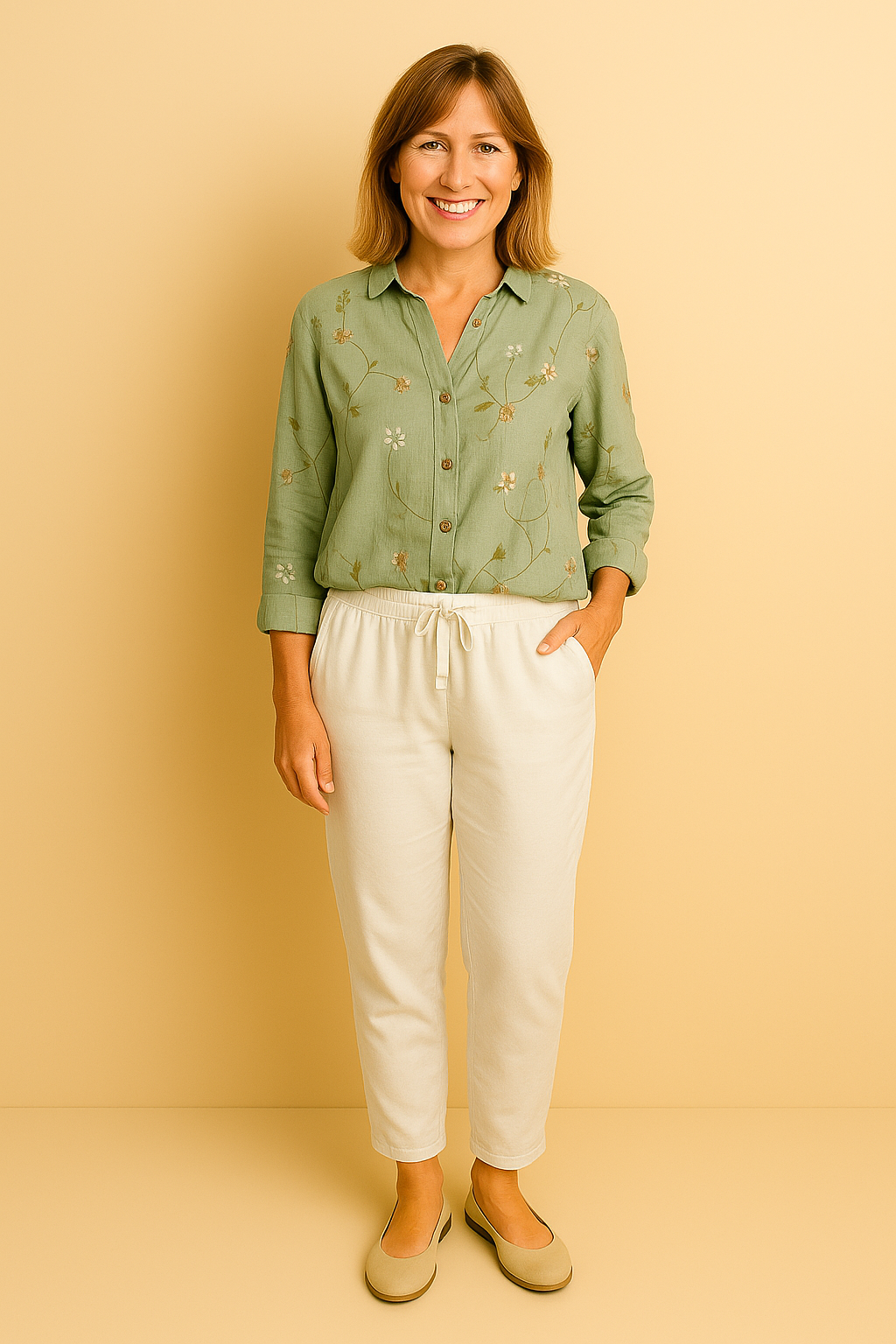 Avril | Chic Blouse Featuring Whimsical Prints