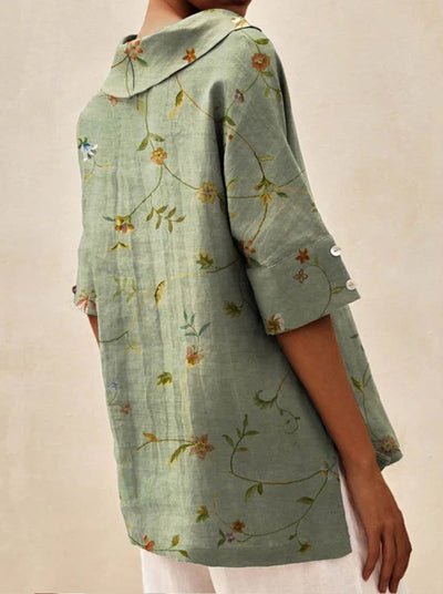 Bettina | Elegant Linen Blouse