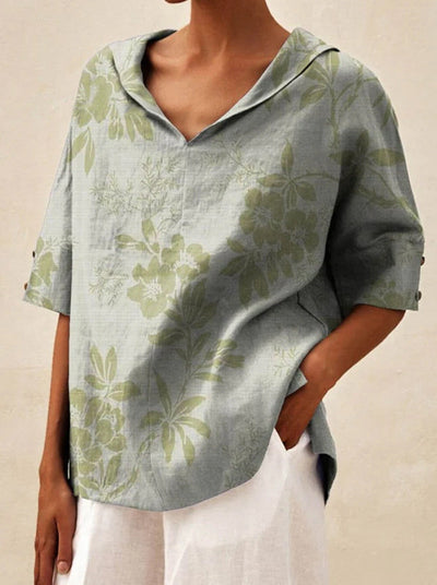 Bettina | Elegant Linen Blouse