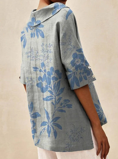 Bettina | Elegant Linen Blouse