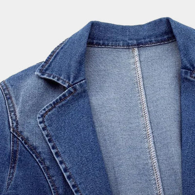 Meja - Stylish Denim Blazer