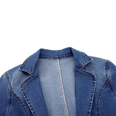 Meja - Stylish Denim Blazer
