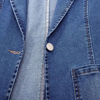 Meja - Stylish Denim Blazer