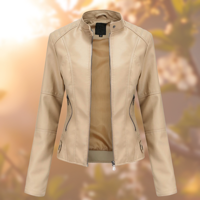 Pia | Modern Style Leather Jacket