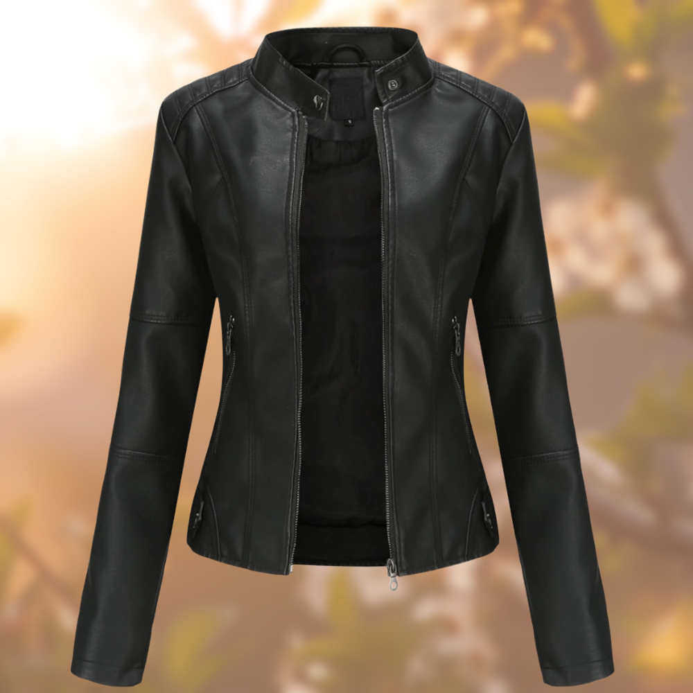 Pia | Modern Style Leather Jacket