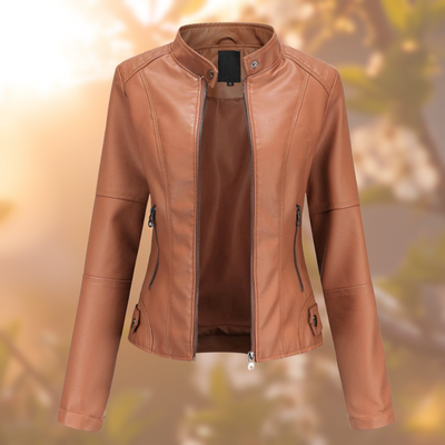 Pia | Modern Style Leather Jacket
