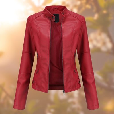 Pia | Modern Style Leather Jacket