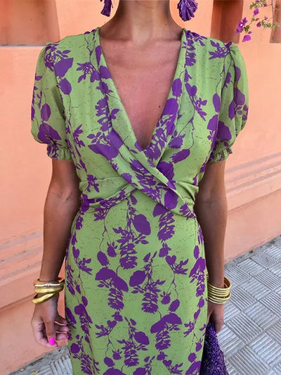 Hariette | Elegant Floral Dress