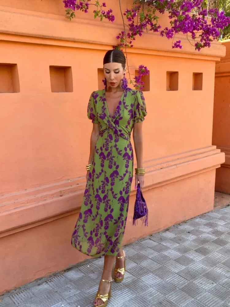 Hariette | Elegant Floral Dress