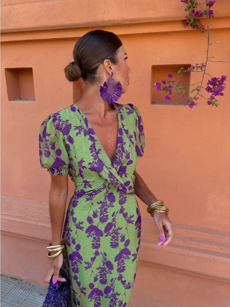 Hariette | Elegant Floral Dress