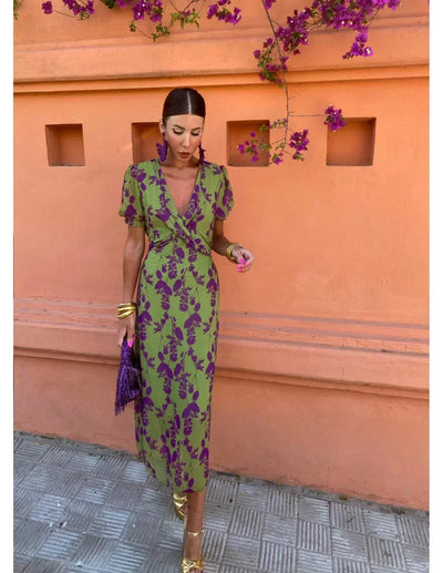 Hariette | Elegant Floral Dress