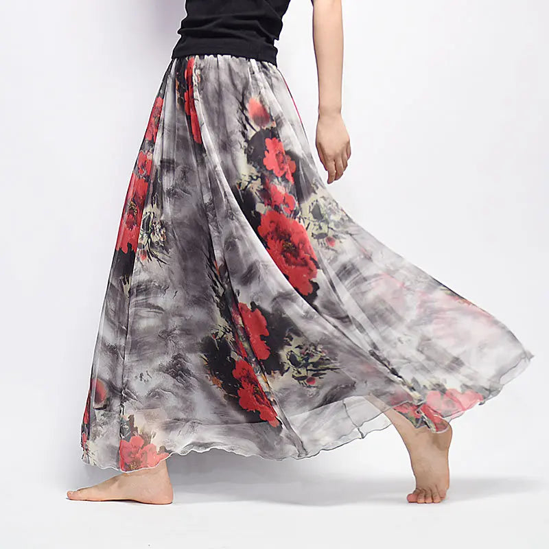 Genevieve | Versatile Airy Maxi Skirt for Every Occasion