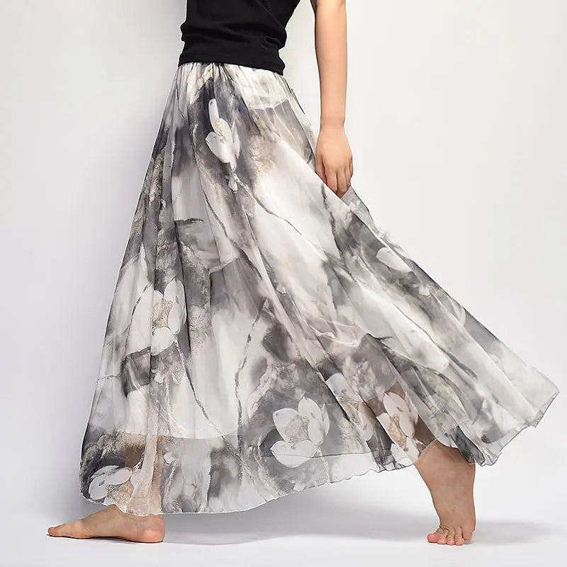 Genevieve | Versatile Airy Maxi Skirt for Every Occasion