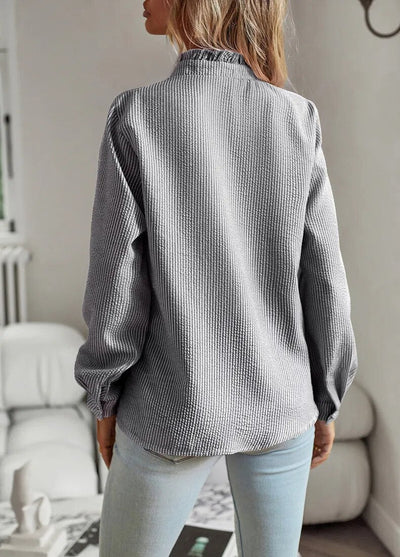 Edith | Chic Blouse with Romantic Ruffles