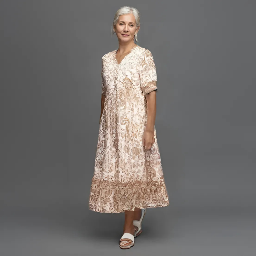 Lucinda | Stylish Floral Print Maxi Dress