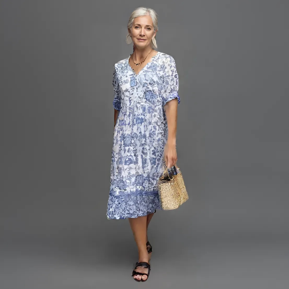 Lucinda | Stylish Floral Print Maxi Dress