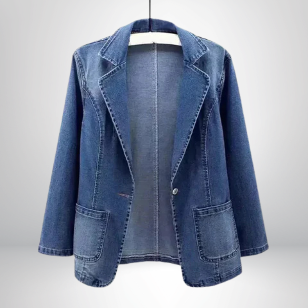 Meja - Stylish Denim Blazer