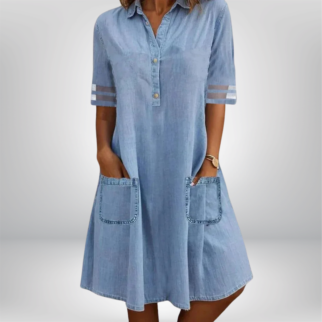Ylva - Lightweight and Airy Denim Dress