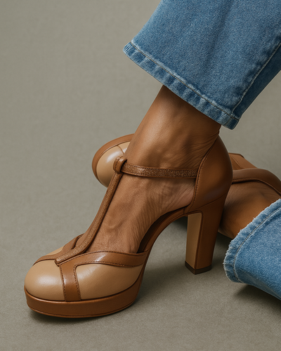 Molena – Strappy T-Bar Pumps