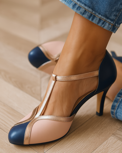 Rosini – Vintage-Inspired Mid-Heel Sandals