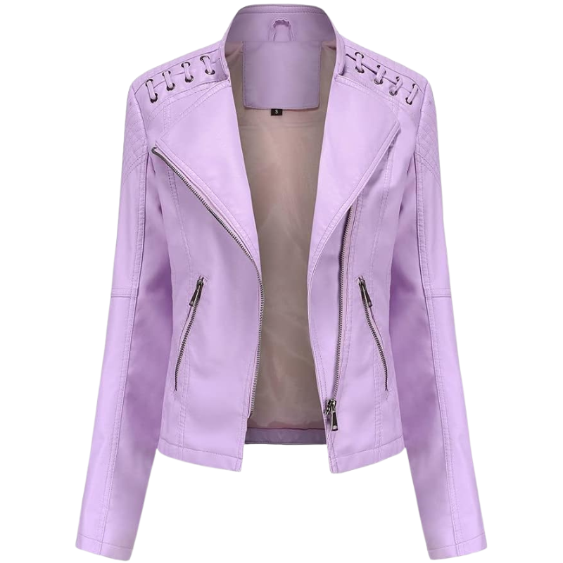 Pia | Classic Soft Leather Jacket