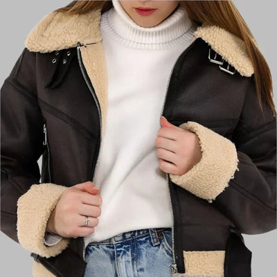 Pia | Versatile Breathable Leather Jacket