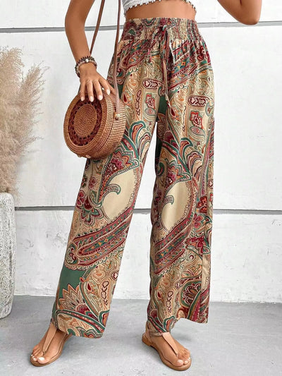 Analyn | Boho Chic Wide-Leg Trousers