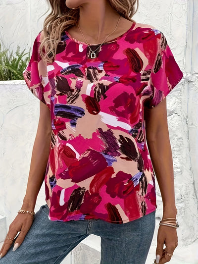 Trudy | Vibrant Blouse with Fun Print