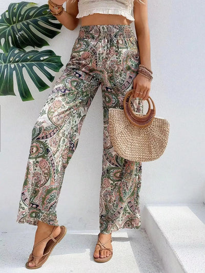 Analyn | Boho Chic Wide-Leg Trousers